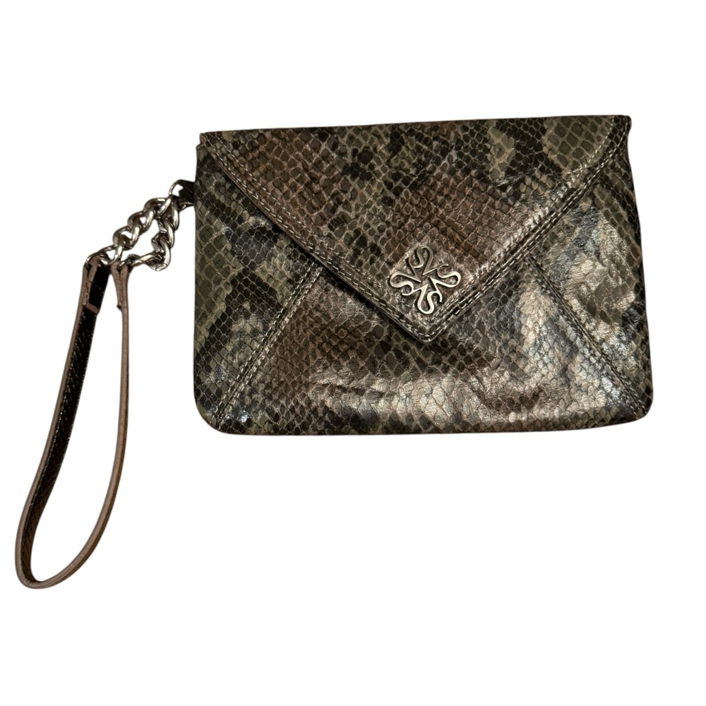 Simply Vera Vera Wang Snakeskin Clutch with Chain Strap‎